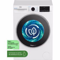 Beko bPRO 700 B7WFT394081W, Charge avant, 9 kg, B, 75 dB, 1400 tr/min, A