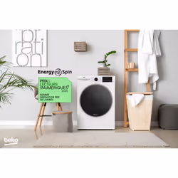 Beko bPRO 700 B7WFT394081W machine à laver Charge avant 9 kg 1400 tr/min Blanc