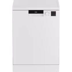 Beko b100 LVV1347W, Pose libre, Taille maximum (60 cm), Blanc, LED, Acier inoxydable, 13 couverts