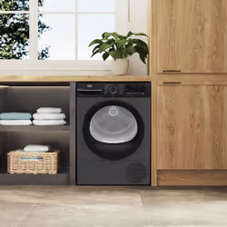 Beko D34H28393A sèche-linge Pose libre Charge avant 8 kg Anthracite - Vue supplémentaire 8