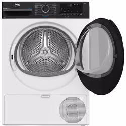 Beko BMGT4122SBI sèche-linge Pose libre Charge avant 12 kg A++ Noir, Blanc - Vue supplémentaire 3
