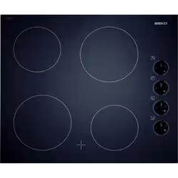 Beko HIC 64100, Noir, Intégré, Plaque avec zone à induction, Vitrocéramique, 4 zone(s), Mijotage