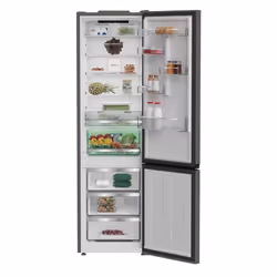 Beko B5RCNE416HG réfrigérateur-congélateur Pose libre 415 L C Gris - Vue supplémentaire 2