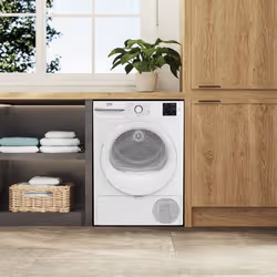 Beko D3H18D01W sèche-linge Pose libre Charge avant 8 kg Blanc - Vue supplémentaire 6