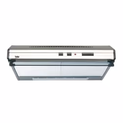Beko CFB 6433 X, 365 m³/h, 53 dB, 61 dB, 68 dB, Montée au mur, Acier inoxydable