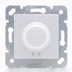 Ce variateur 600W alu comprend le mécanisme et le bouton. Vous n'avez plus qu'à l'associer avec une plaque décorative (plasti ...