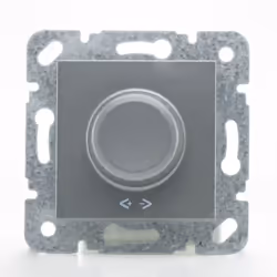 Ce variateur 600W fumé comprend le mécanisme et le bouton. Vous n'avez plus qu'à l'associer avec une plaque décorative (plast ...