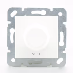 Ce variateur 600W blanc comprend le mécanisme et le bouton. Vous n'avez plus qu'à l'associer avec une plaque décorative (plas ...