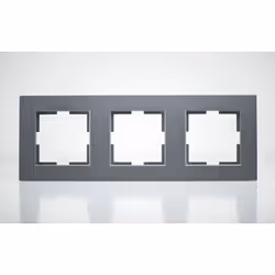 Cette plaque de finition plastique fumé 3 postes 81x225x10mm possède une couleur éclatante et un toucher agréable. Elle doit ...
