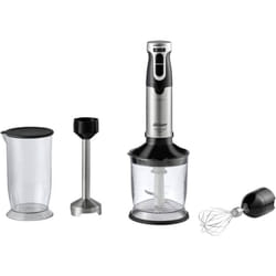 Arzum - AR1162 Mixeur plongeant 1000 w avec verre doseur, avec blender, réglage de la vitesse en continu noir, acier inox