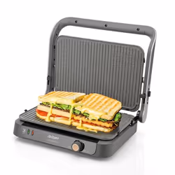 Arzum Tostçu Delux gaufrier et appareil à croque-monsieur 1800 W Noir, Argent