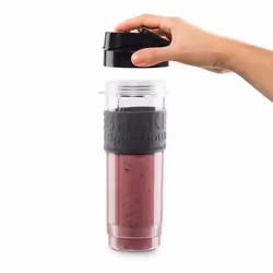 Arzum AR1032 Shake'N Take Mélangeur de table 300 W Noir, Bleu, Transparent