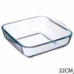 5five - plat carré en verre 22x22