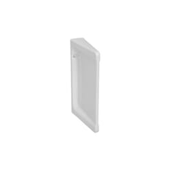 Paroi de séparation pour urinoir en céramique - Hauteur: 595 mm - Largeur: 390 mm - Longueur: 97 mm - blanc