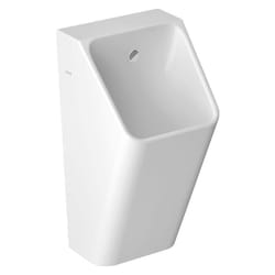 Urinoir Vitra S20 Comfort blanc, arrivée par arrière, sortie horizontale, lxhxp:300x600x300mm
