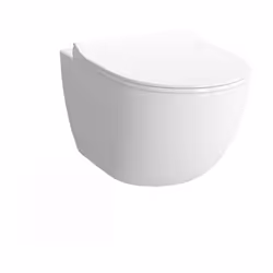 Description générale Cuvette de WC suspendue SENTO compacte, en céramique, conçue pour un montage mural. Cette cuvette sans b ...