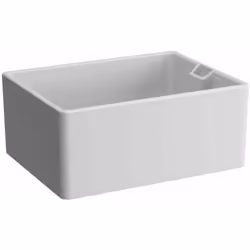 Couleur : BLANC - Fournisseur: VITRA - Reference: 5772B003-7200 - - Timbre d'office ARKITEKT - 1 cuve - Bac nu à poser - 1 cu ...
