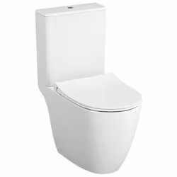 WC à poser sans bride Sento + abattant slim blanc