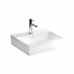 Les points forts du lavabo VITRA Nuo 50 cm avec trop-plein : Design élégant et géométrique Émaillage complet Options de taill ...