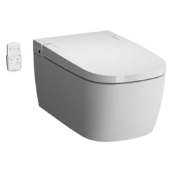 WC suspendu lavant v-care basic sans bride avec abattant