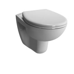 Vitra Normus WC suspendu sans bride avec abattant frein de chute, Blanc (7855-003-6169)