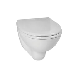 Pack wc normus Vitra cuvette suspendue courte 48x35,5cm avec abattant Vitra 7649B003-6078
