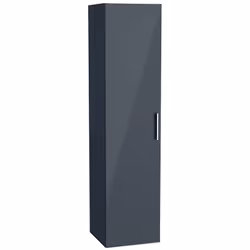 Caractéristiques du Mia armoire 145x35x35 cm pour salle de bain, porte softclose, anthracite brillant (MIAV35A): Armoire à 1  ...