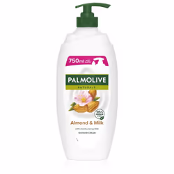 Laissez la puissance de la nature entrer dans votre salle de bain. Le gel douche crème à l'huile d'amande Palmolive Naturals  ...