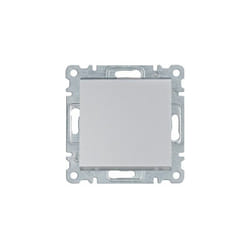 Hager - Lumina Interrupteur argent WL0012