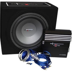 Subwoofer - Excalibur - X3 Basspack - Amplificateur inclus - 12 pouces - Couleur noire