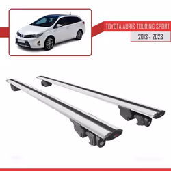 Barres de toit - Toyota - Auris Touring Sport - Aluminium - Gris - Verrouillable