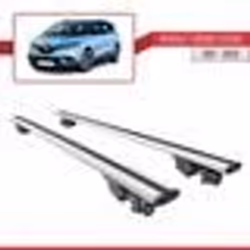 Barres de toit - Renault - Grand Scenic 2017-2023 - Aluminium - Gris - Verrouillable