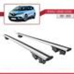 Barres de toit - Renault - Grand Scenic 2017-2023 - Aluminium - Gris - Verrouillable