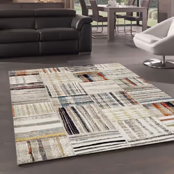 Tapis Feso motif ethnique berbère couleur beige