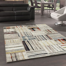 Tapis Feso motif ethnique berbère couleur beige