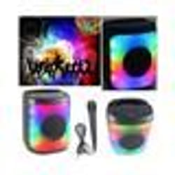Enceinte Portable - KA-FIRE - 20W - Bluetooth 5.0 - Radio FM - Karaoke LED RGB