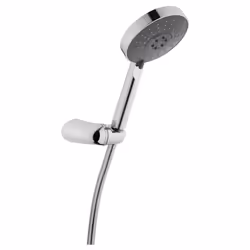Le pommeau de douche VITRA Master Slot 3 jets avec support et flexible offre une expérience de douche polyvalente, alliant st ...