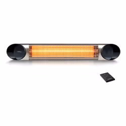 Veito Blade S2500, Chauffage électrique à infrarouge, Fibre de carbone, Intérieure et extérieure, Plafond, Mur, Argent, 2500  ...