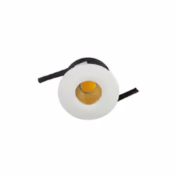 Ce mini spot LED encastrable rond EVA-1 3W (Eq. 24W) 6500K Blanc Diam. 40mm, est idéal pour l'éclairage intérieur des meubles ...