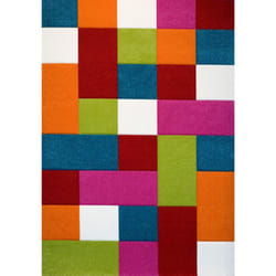 Merinos - Tapis salon et chambre 160x230 multicolore rectangle tissé motif enfant diakids