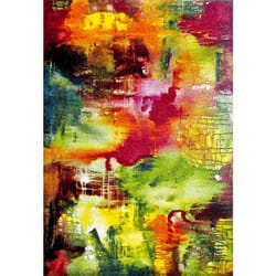 Merinos - Tapis salon et chambre 80x150 multicolore rectangle tissé motif géométrique be 54