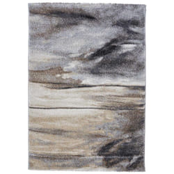 Unamourdetapis - Tapis salon et chambre 80x150 gris rectangle tissé motif rond el 55