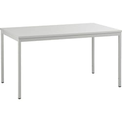 Certeo - eurokraft basic, Bureau d'atelier gris clair, modèle de base,