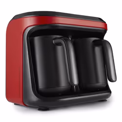 Karaca Hatir Hüps Duet, Machine à café turc, Café moulu, 1400 W, Noir, Rouge