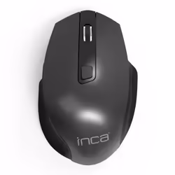 Inca IWM-515, Droitier, Laser, Bluetooth + USB Type-A, 3600 DPI, Noir