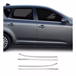 Garniture de Fenêtre pour Kia Ceed 2006-2012 Acier Inox 4Pcs