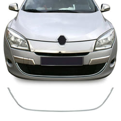 Garniture de Pare-chocs Avant pour Renault Megane III 2012-2016 Chromé