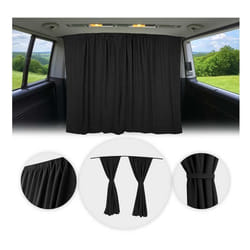 Rideaux De Séparation de Cabine Universel pour Voiture H3 Noir Tissu