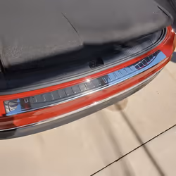 Pour VW Tiguan 2016-2020 Protection Seuil Coffre Pare-chocs Arrière Acier Inox Chromé
