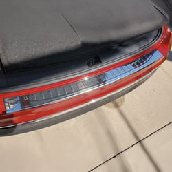 Pour VW Tiguan 2016-2020 Protection Seuil Coffre Pare-chocs Arrière Acier Inox Chromé
